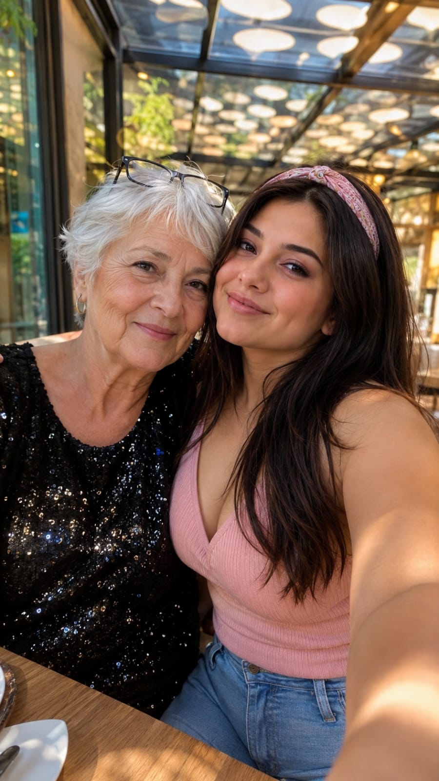 With Grandma